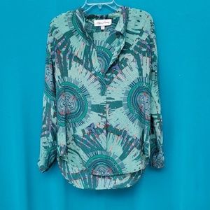 Fifteen Twenty 100% Silk Top Size Mediun